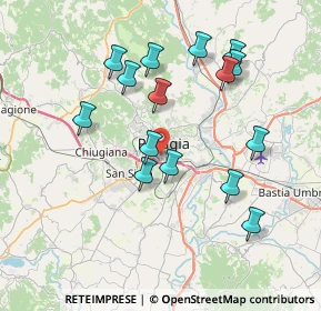 Mappa Via della Concordia, 06100 Perugia PG, Italia (7.632)