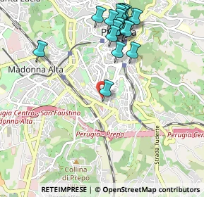 Mappa Via della Concordia, 06100 Perugia PG, Italia (1.217)