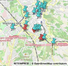 Mappa Via della Concordia, 06100 Perugia PG, Italia (0.9305)