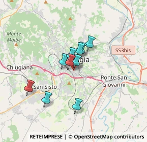 Mappa Via della Concordia, 06100 Perugia PG, Italia (2.96909)