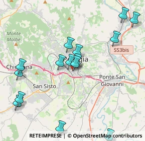 Mappa Via della Concordia, 06100 Perugia PG, Italia (4.70133)