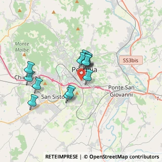 Mappa Via della Concordia, 06124 Perugia PG, Italia (2.96154)