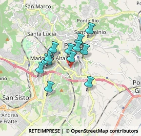 Mappa Via della Concordia, 06100 Perugia PG, Italia (1.28769)