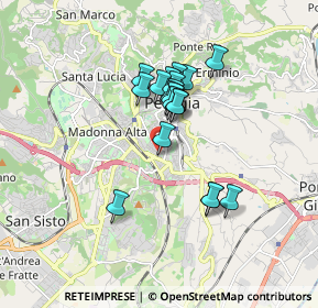 Mappa Via della Concordia, 06100 Perugia PG, Italia (1.364)