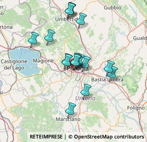 Mappa Via Thaon di Revel Paolo, 06128 Perugia PG, Italia (12.10529)