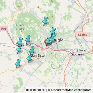 Mappa Via Thaon di Revel Paolo, 06128 Perugia PG, Italia (3.52182)