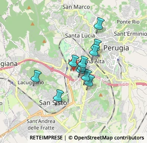 Mappa Via Giovanni Battista Pontani, 06128 Perugia PG, Italia (1.18364)