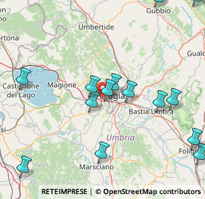 Mappa Via Giovanni Battista Pontani, 06128 Perugia PG, Italia (20.35786)