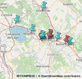 Mappa Via Roma, 06073 Corciano PG, Italia (10.37846)