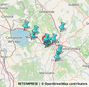 Mappa Via Roma, 06073 Corciano PG, Italia (8.31909)