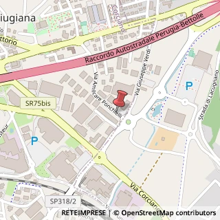 Mappa Via Amilcare Ponchielli,  5, 06074 Corciano, Perugia (Umbria)