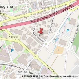 Mappa Via Amilcare Ponchielli, 6, 06073 Corciano, Perugia (Umbria)