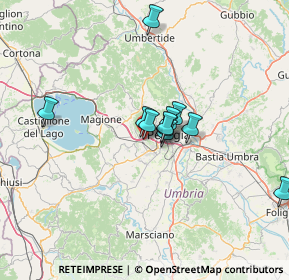 Mappa Via Trattati di Roma, 06073 Corciano PG, Italia (10.22636)