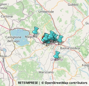 Mappa Via Trattati di Roma, 06073 Corciano PG, Italia (5.3)