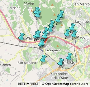 Mappa Via Trattati di Roma, 06073 Corciano PG, Italia (1.699)