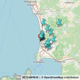 Mappa Via della Stazione, 57027 San Vincenzo LI, Italia (6.87571)