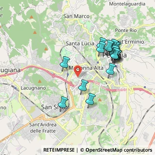 Mappa Via Alfredo Cotani, 06128 Perugia PG, Italia (2.0215)