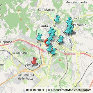 Mappa Via Alfredo Cotani, 06128 Perugia PG, Italia (1.58941)