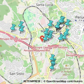 Mappa Via Alfredo Cotani, 06128 Perugia PG, Italia (1.0465)