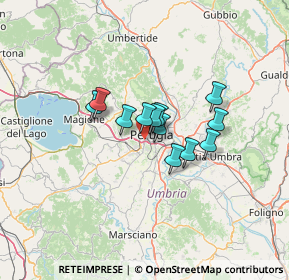 Mappa Via Armando Diaz, 06128 Perugia PG, Italia (8.63833)