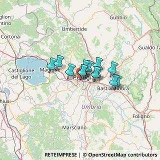 Mappa Via Armando Diaz, 06128 Perugia PG, Italia (7.74308)