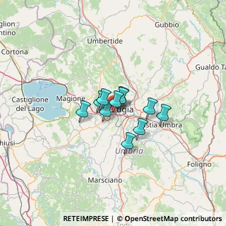 Mappa Via Armando Diaz, 06128 Perugia PG, Italia (7.26)