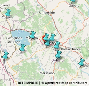 Mappa Via Giovanni Pascoli, 06073 Corciano PG, Italia (17.43417)