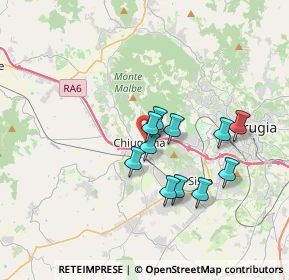 Mappa Via Giovanni Pascoli, 06073 Corciano PG, Italia (2.97364)