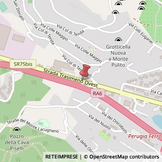 Mappa Strada Trasimeno Ovest, 165, 06132 Perugia, Perugia (Umbria)