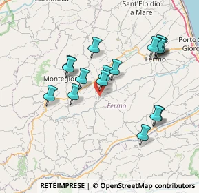Mappa Strada Bigi, 63844 Grottazzolina FM, Italia (7.43706)