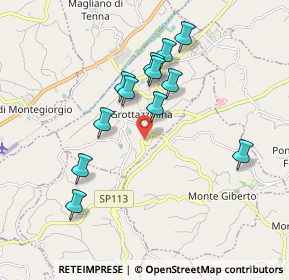 Mappa Strada Bigi, 63844 Grottazzolina FM, Italia (1.75417)