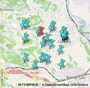 Mappa Via delle Cove, 06126 Perugia PG, Italia (0.78462)