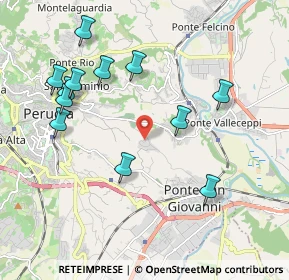 Mappa Via delle Cove, 06126 Perugia PG, Italia (2.1975)