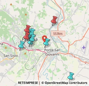Mappa Via delle Cove, 06126 Perugia PG, Italia (3.54)