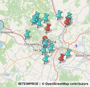 Mappa Via del Fosso, 06128 Perugia PG, Italia (7.32235)