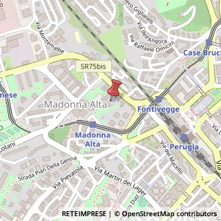 Mappa Via Cortonese, 82, 06127 Perugia, Perugia (Umbria)