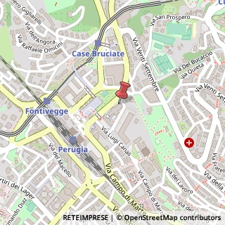 Mappa Via M. Angeloni, 62, 06124 Perugia, Perugia (Umbria)
