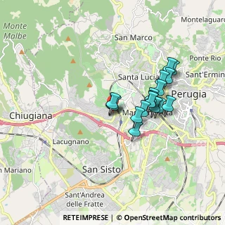 Mappa PG 06127, 06127 Perugia PG, Italia (1.45471)