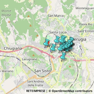 Mappa PG 06127, 06127 Perugia PG, Italia (1.6015)