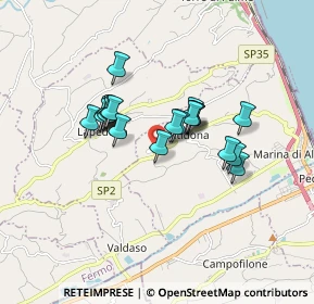 Mappa Via 63824, 63824 Altidona FM, Italia (1.333)