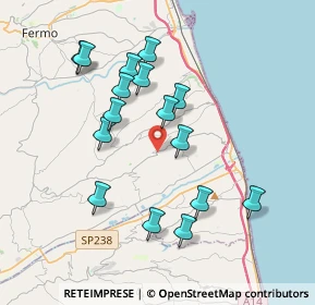 Mappa Via 63824, 63824 Altidona FM, Italia (3.71688)