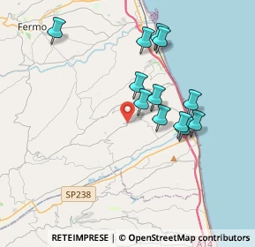 Mappa Via 63824, 63824 Altidona FM, Italia (3.47)