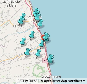 Mappa Via C. Colombo, 63824 Marina di Altidona FM, Italia (7.13875)