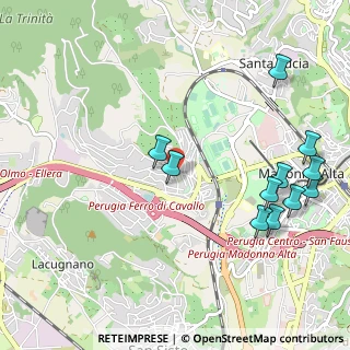 Mappa Via F. Gregorovius, 06127 Perugia PG, Italia (1.27273)
