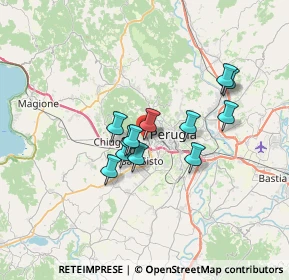 Mappa Via del Timone, 06100 Perugia PG, Italia (5.32417)