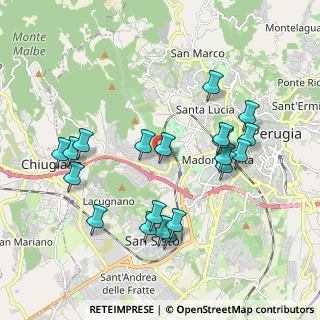 Mappa Via F. Gregorovius, 06127 Perugia PG, Italia (2.0705)
