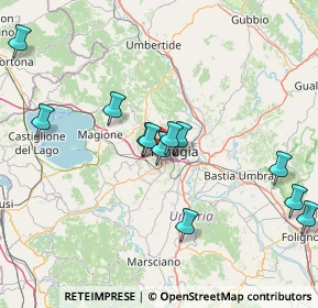 Mappa Via F. Gregorovius, 06127 Perugia PG, Italia (15.95917)