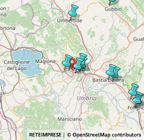 Mappa Via F. Gregorovius, 06127 Perugia PG, Italia (18.09273)