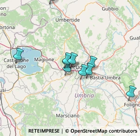 Mappa Via del Timone, 06100 Perugia PG, Italia (21.70786)