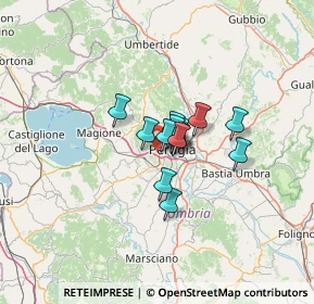 Mappa Via del Timone, 06100 Perugia PG, Italia (6.88571)